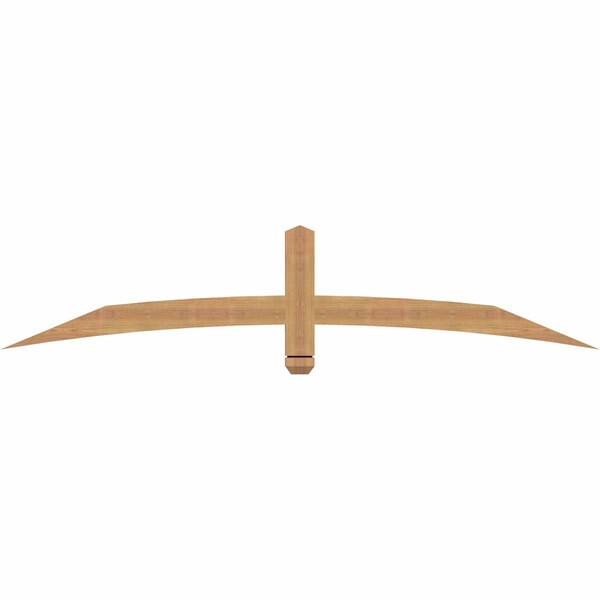 Ekena Millwork Bellingham Timber Gable Bracket, Western Red Cedar, 72"W x 15"H x 1 1/2"D x 3 1/2"F, 5/12 Pitch GBW072X15X0204BEL00SWR - main